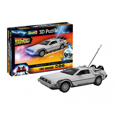 QUEBRA CABEÇA 3D PUZZLE DELOREAN "DE VOLTA PARA O FUTURO" 157 PEÇAS REVELL REV 00221